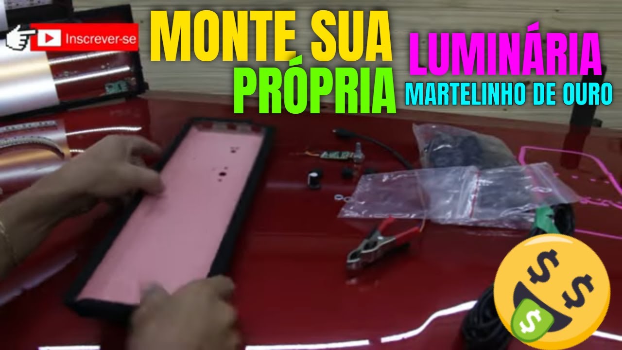 MARTELINHO DE OURO / COMO VOCÊ PODE MONTAR SUA PROPRIA LUMINÁRIA, DE MARTELINHO DE OURO