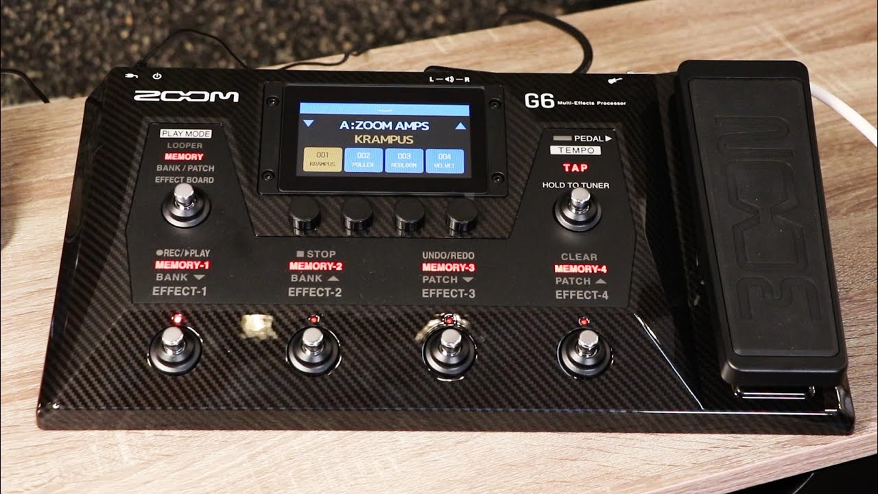 ZOOM G6 - kompaktowa bestia dla gitarzyst&oacute;w! [TEST/REVIEW]