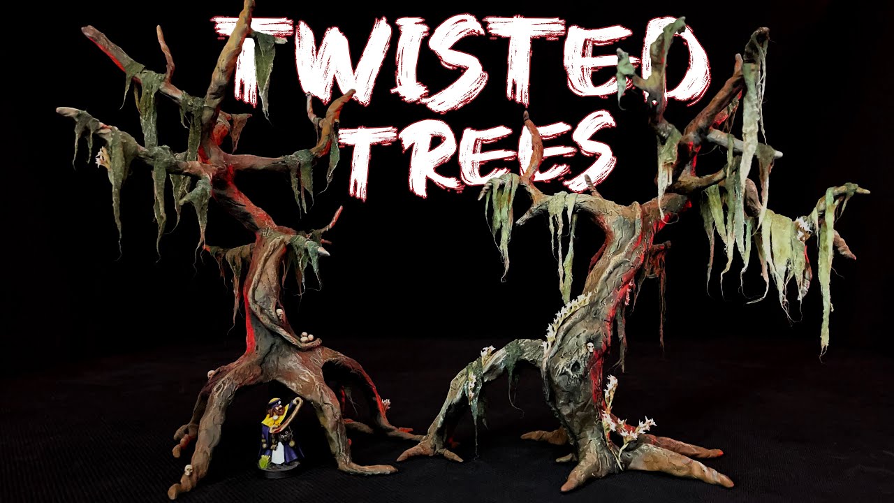 Twisted SWAMP TREES Terrain Build! 🌴 Perfect for D&D and Frostgrave!