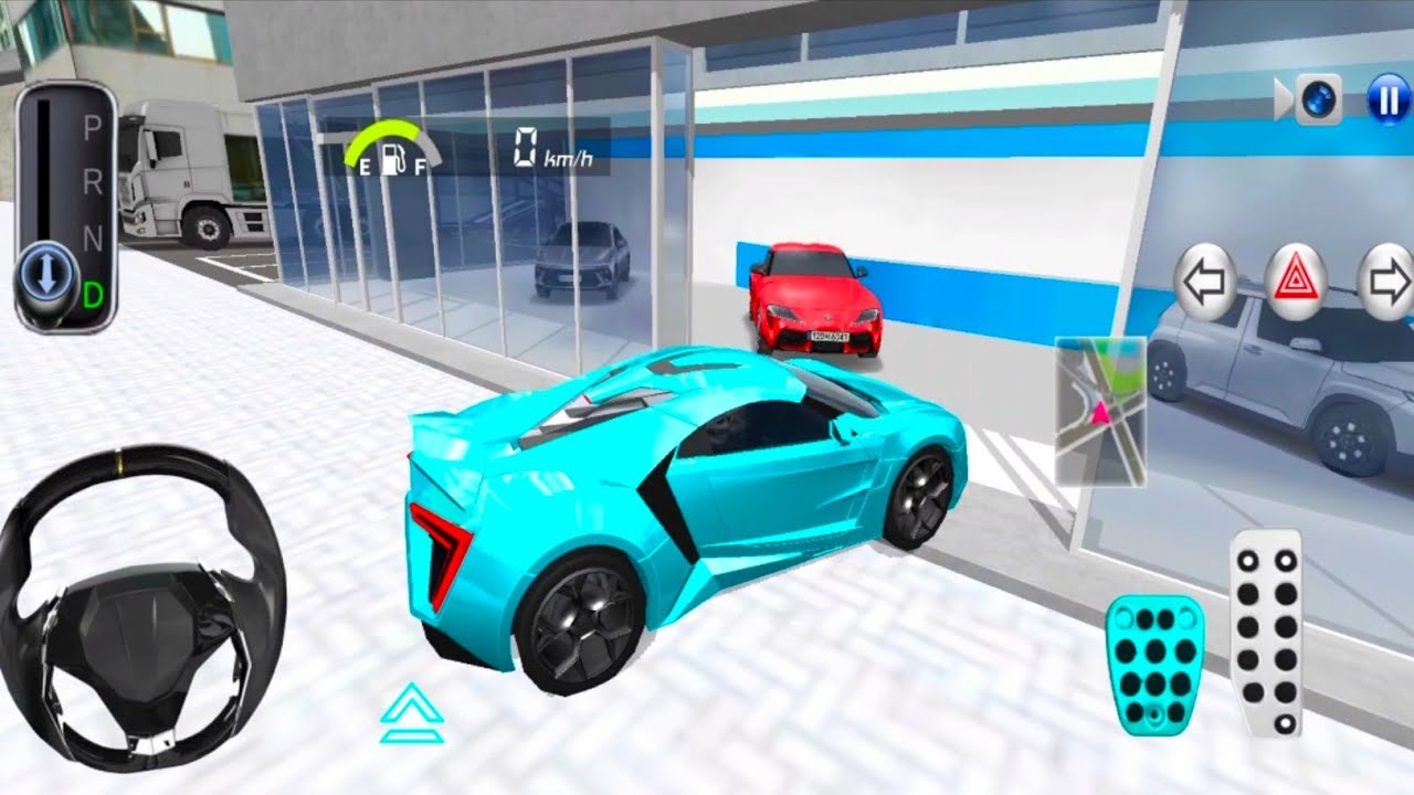 New Lykan Hypersport Car Parking in City Showroom - 3D Driving Class 2026 - Best Android Gameplays