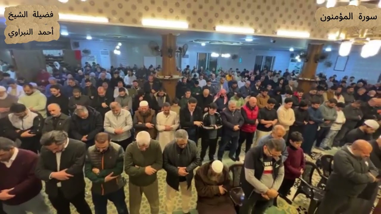 سورة المؤمنون فضيلة الشيخ #احمد_النبراوي مسجد الحوتري شفا بدران