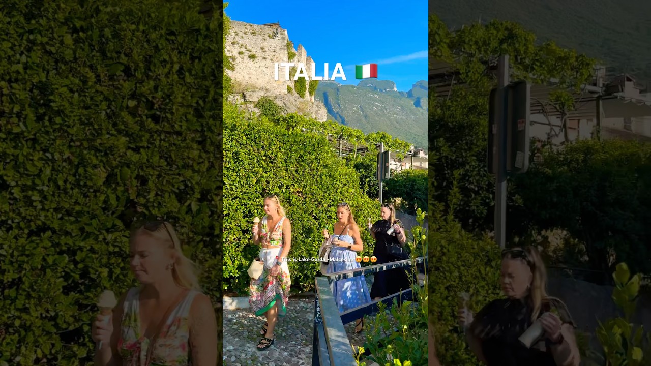 Best Places to visit in Italy | Lake Garda italy Walking Tour #italy #travel #travelvlog #traveltips