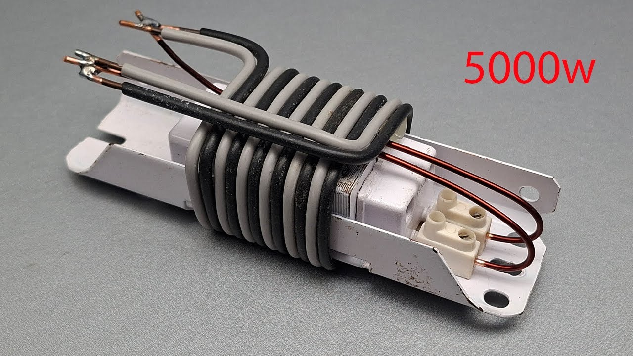 Amazing 5000w free electricity energy with transformer using pvc copper wire