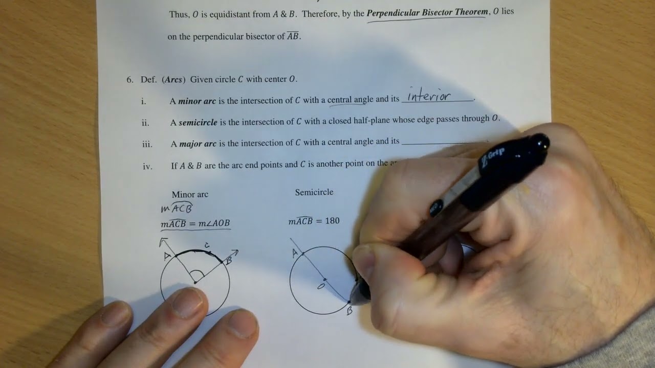 Circle Theorems in Geometry 3.8.d