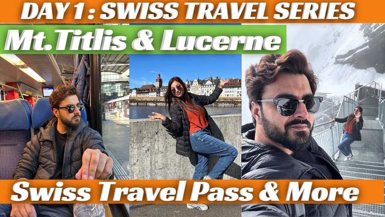 Switzerland Travel Vlog | Mt Titlis from Lucerne | Indian Couple In Switzerland | DDLJ Locations