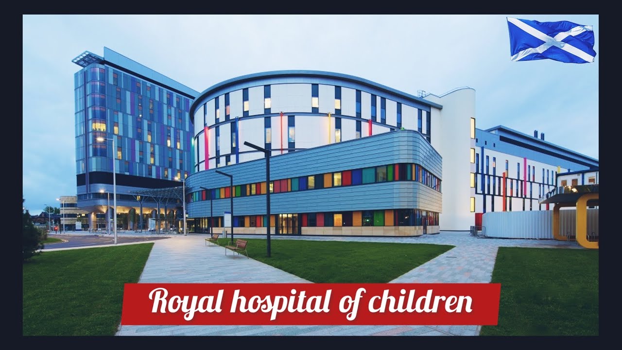 Having a Blood Test At Royal Children Hospital Glasgow Scotland