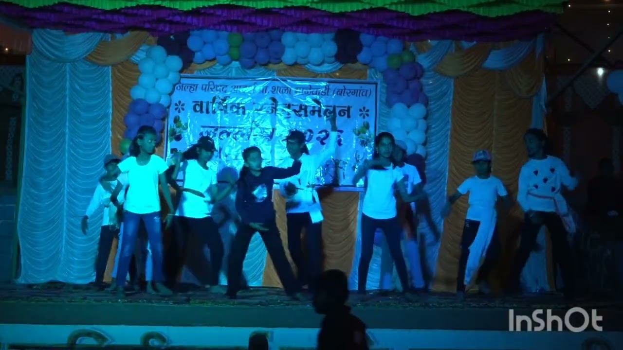Turu turu chalu nako group dance 5&7th STD girls 