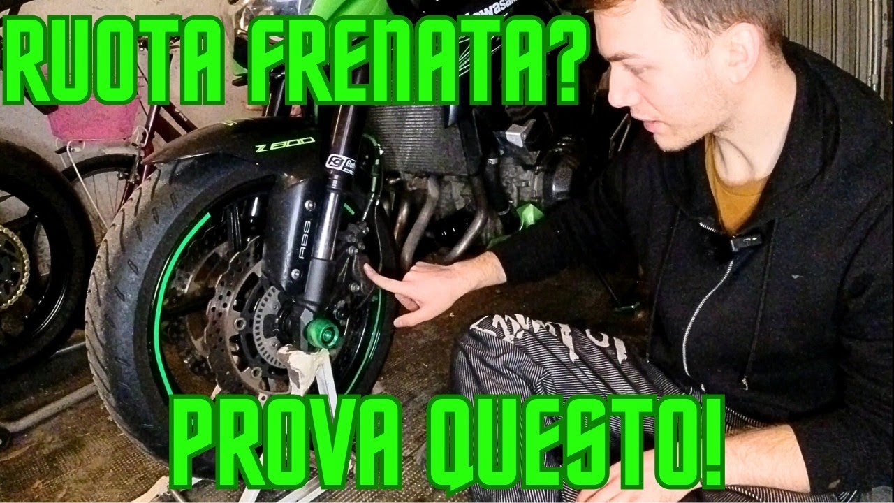 RUOTA FRENATA MOTO | LAVAGGIO PINZE FRENO! #moto #motociclismo #manutenzione