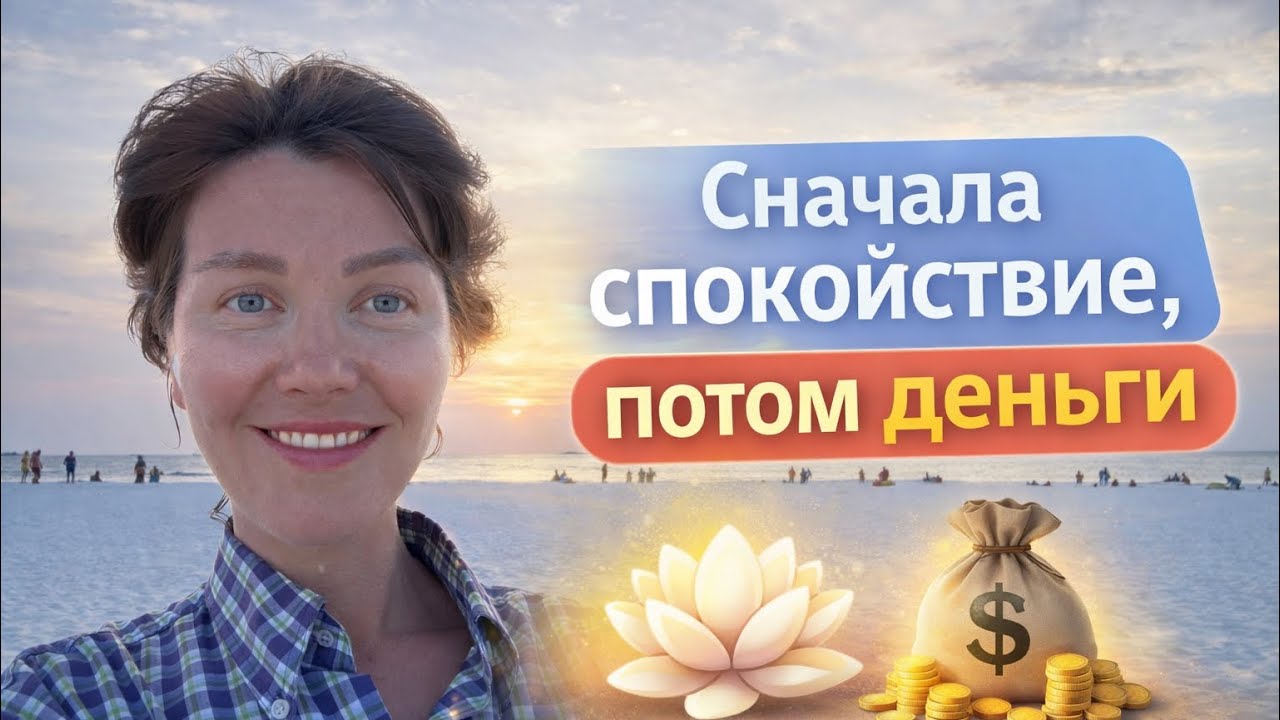 Сначала спокойствие — потом деньги. Я больше не делаю наоборот