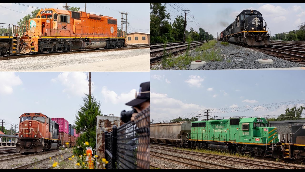 Incredible day of railfanning at Homewood! (Ft NBSR)