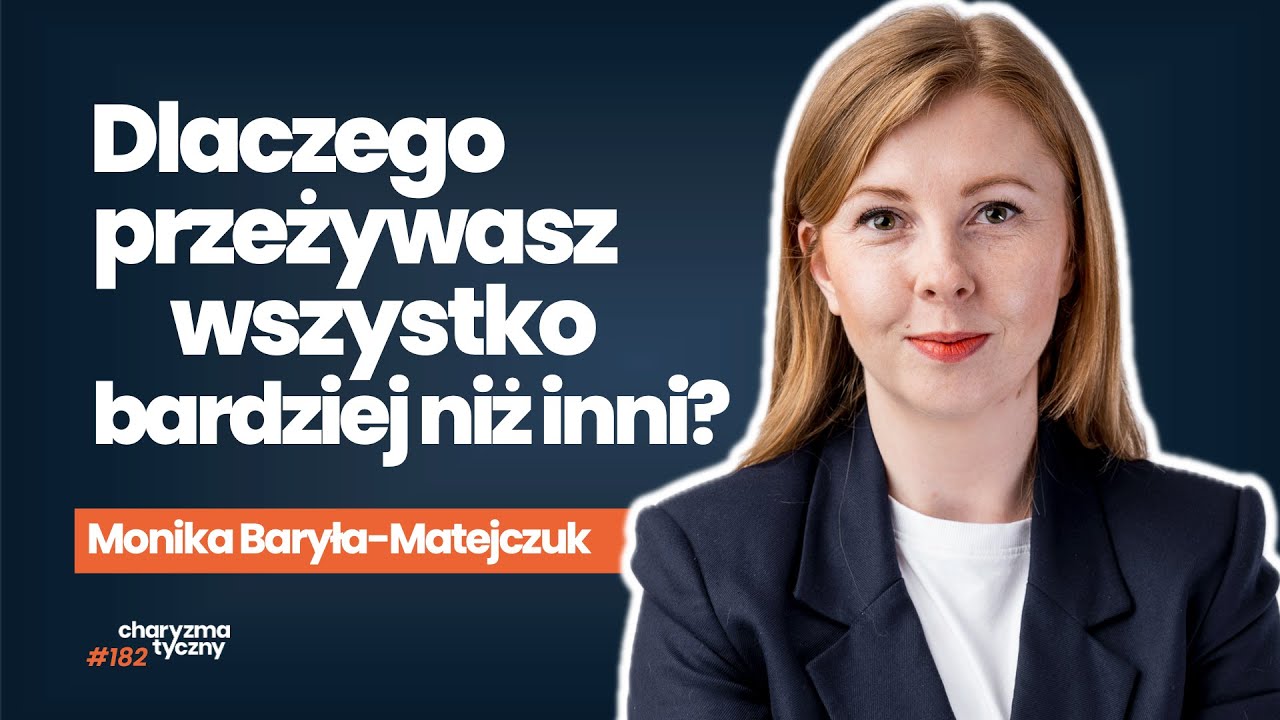 Jak żyć będąc wysoko wrażliwą osobą (WWO)? | psycholog prof. Monika Baryła-Matejczuk