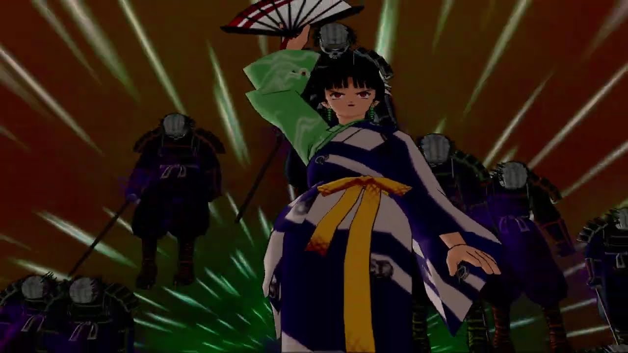 Bankotsu vs Kagura - InuYasha Feudal Combat