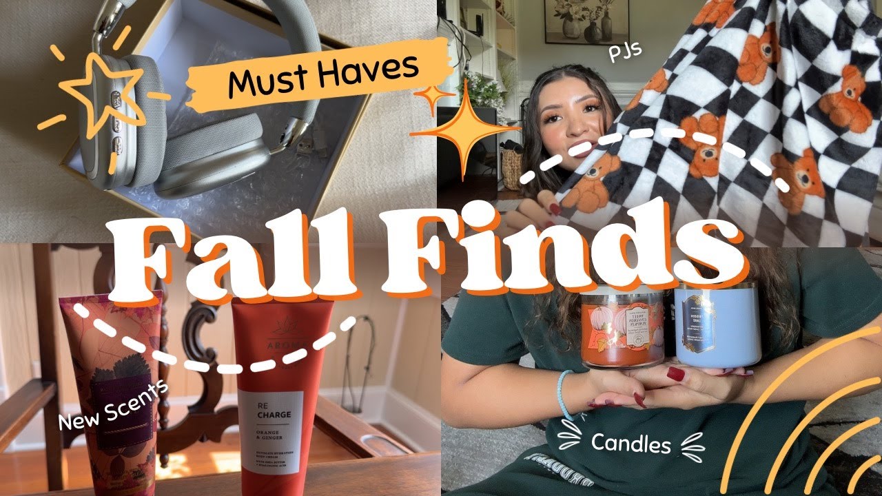 FALL HAUL FUN!! (Headphones, Candles, Pjs + Lotions)
