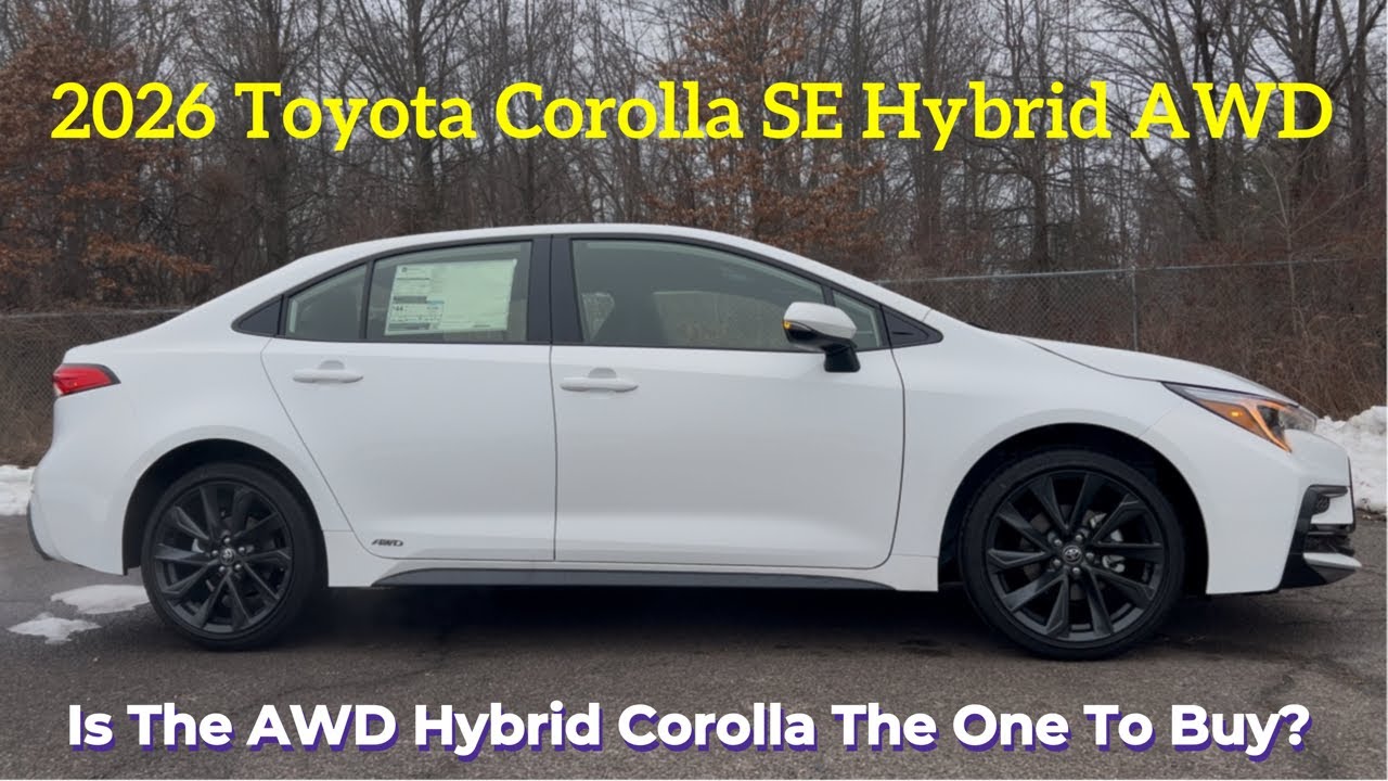 Toyota Corolla SE Hybrid AWD 2026 года: Является ли Corolla SE 2026 года ЛУЧШИМ гибридным компакт...