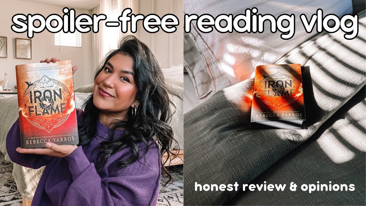 IRON FLAME READING VLOG // spoiler-free, HONEST review!