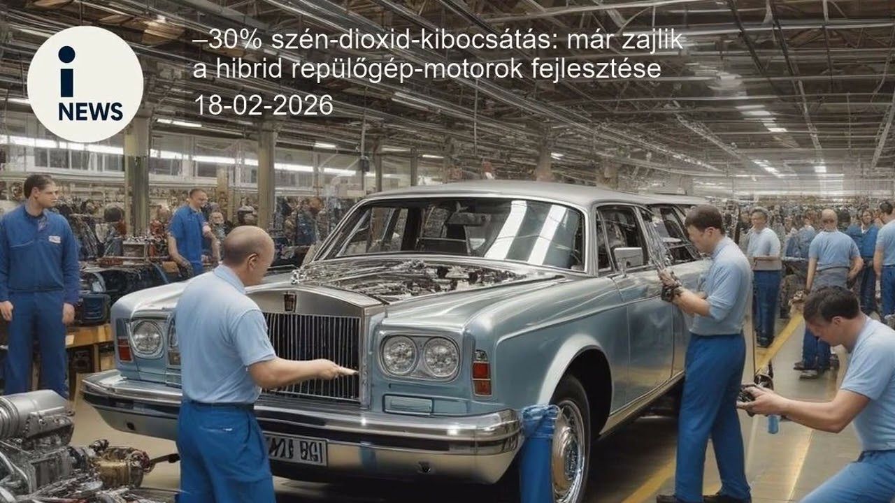 –30% szén-dioxid-kibocsátás: már zajlik a hibrid repülőgép-motorok fejlesztése