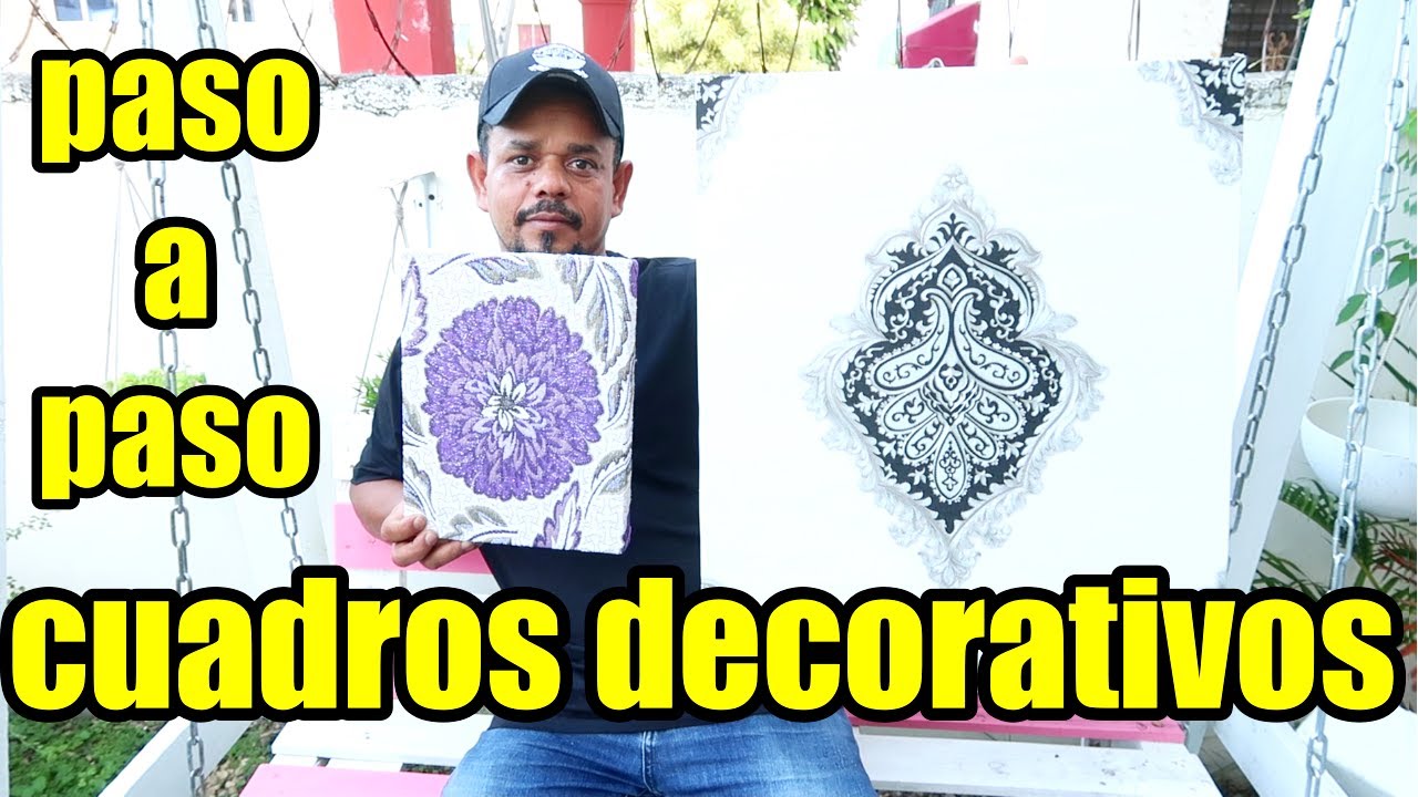 COMO HACER CUADROS DECORATIVOS / IDEAS PARA VENDER
