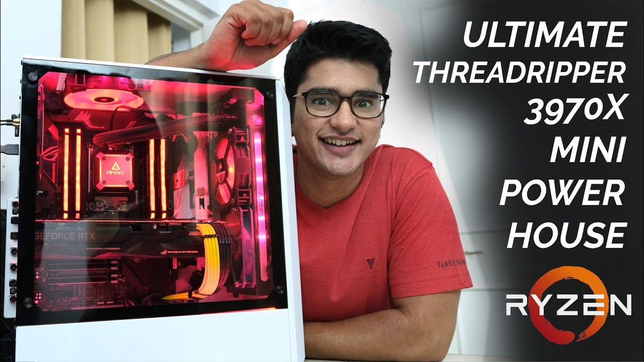 THREADRIPPER 3970X MINI POWERHOUSE PC BUILD!!! [ft. RTX 2080 Ti]