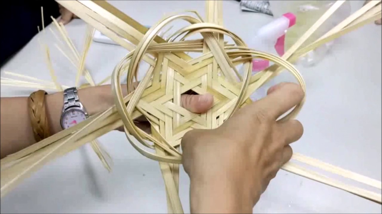 竹編 蛛網盤2017