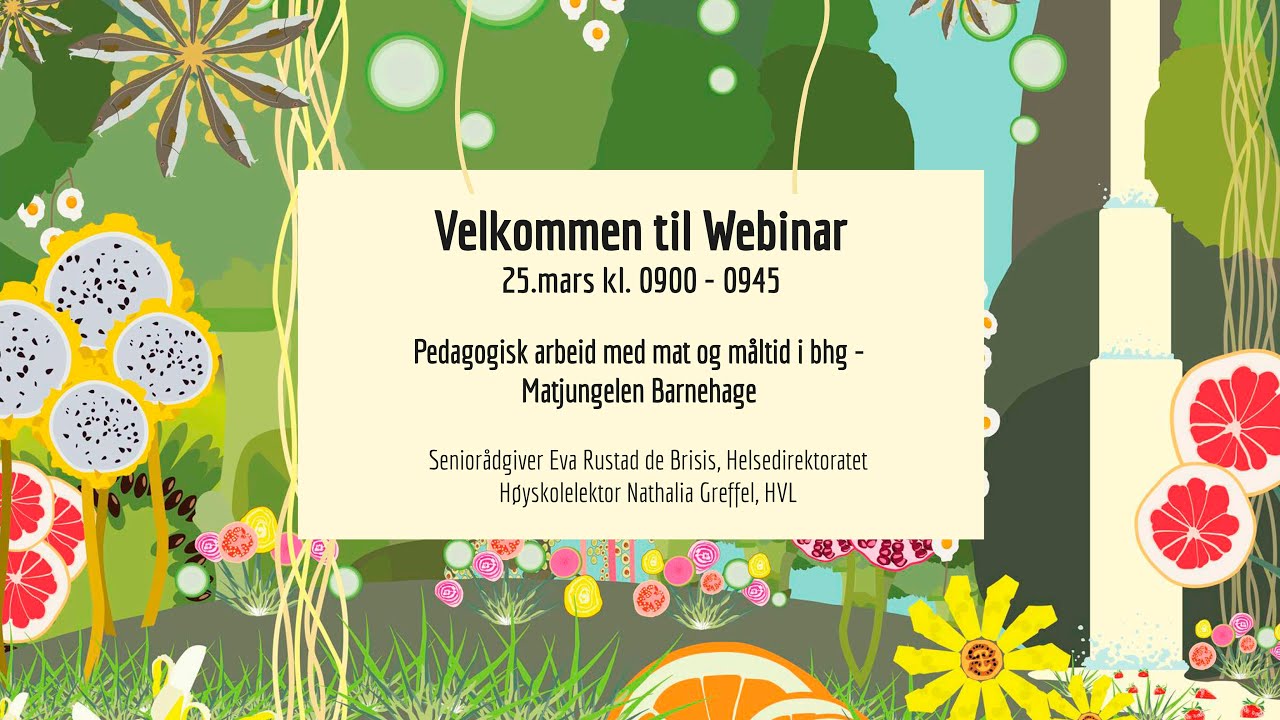 Pedagogisk arbeid med mat og måltid i barnehagen
