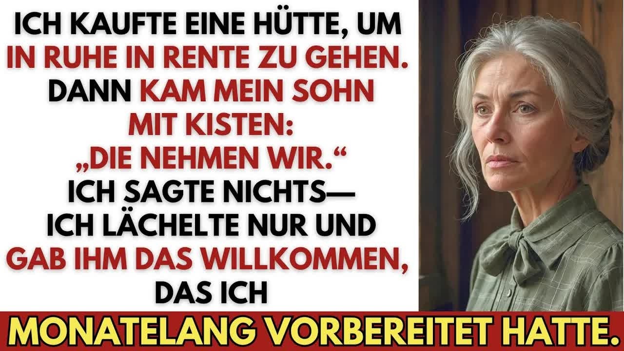 Mein Sohn beanspruchte meine Hütte – bis mein „Willkommen“ ihn völlig zerbrach