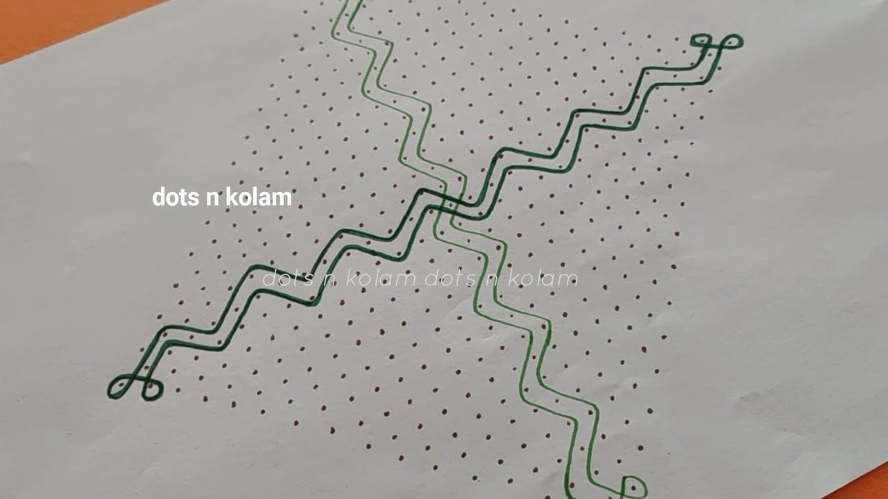 31 dots muggulu (periya sikku kolangal) ner pulli kambi kolam