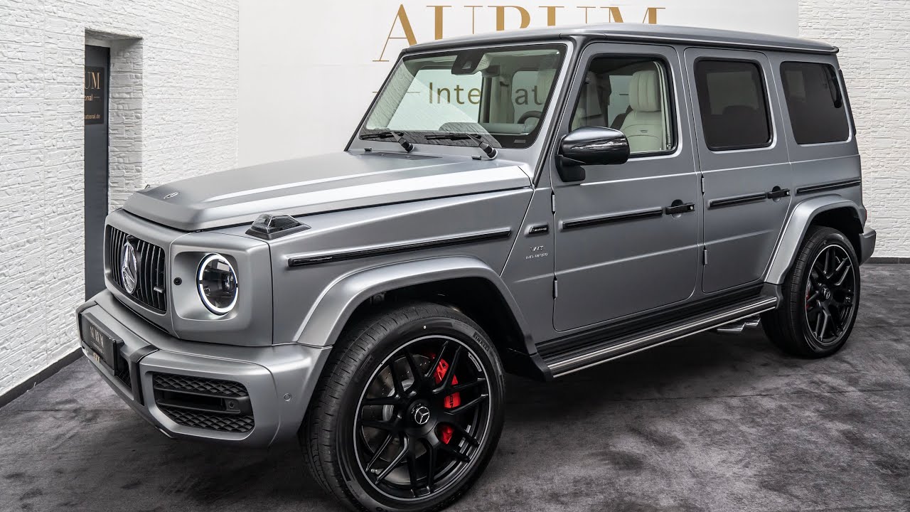 [2021] Mercedes Benz G63 AMG G manufaktur platin magno Nappa macchiatobeige AURUM International [4K]