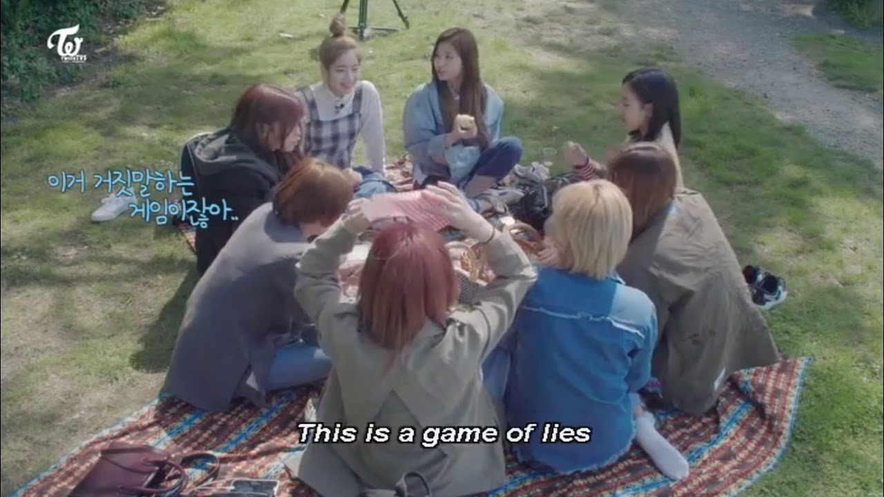 TWICE playing "Mafia Game" in the park in Switzerland [ENG SUB] - TWICE TV5 Special