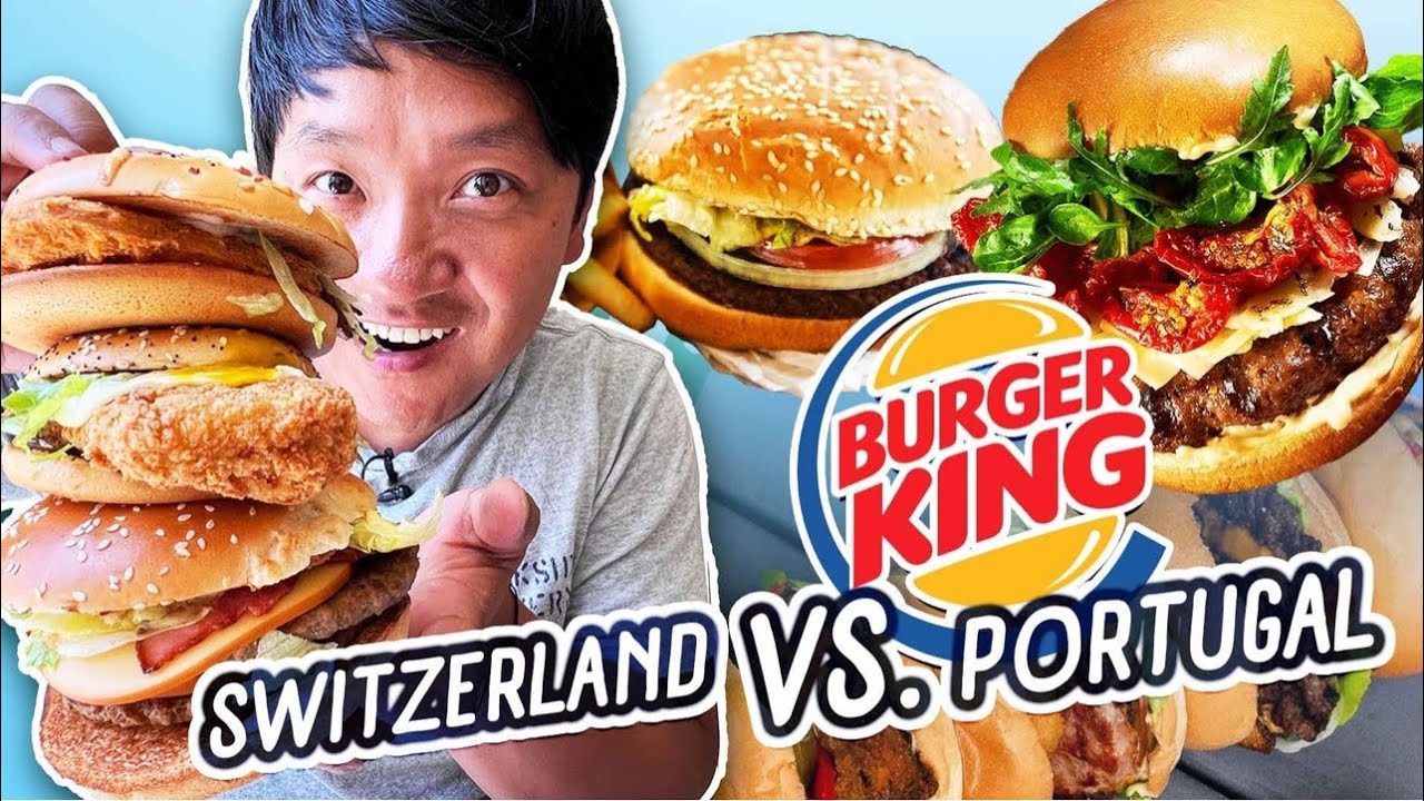 САМЫЙ ДОРОГОЙ фастфуд в МИРЕ! ШВЕЙЦАРИЯ Burger King против ПОРТУГАЛИИ Burger King