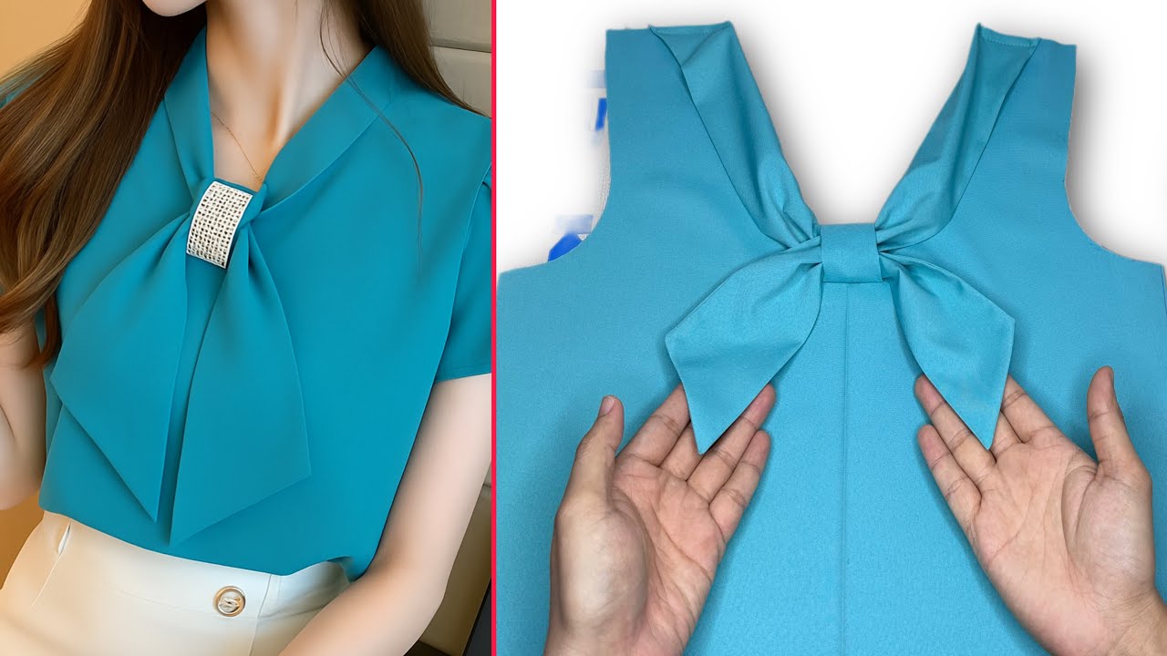 Stylish Neck Tie Design Sewing Tips for Beginners | Sewing Idea and Techniques