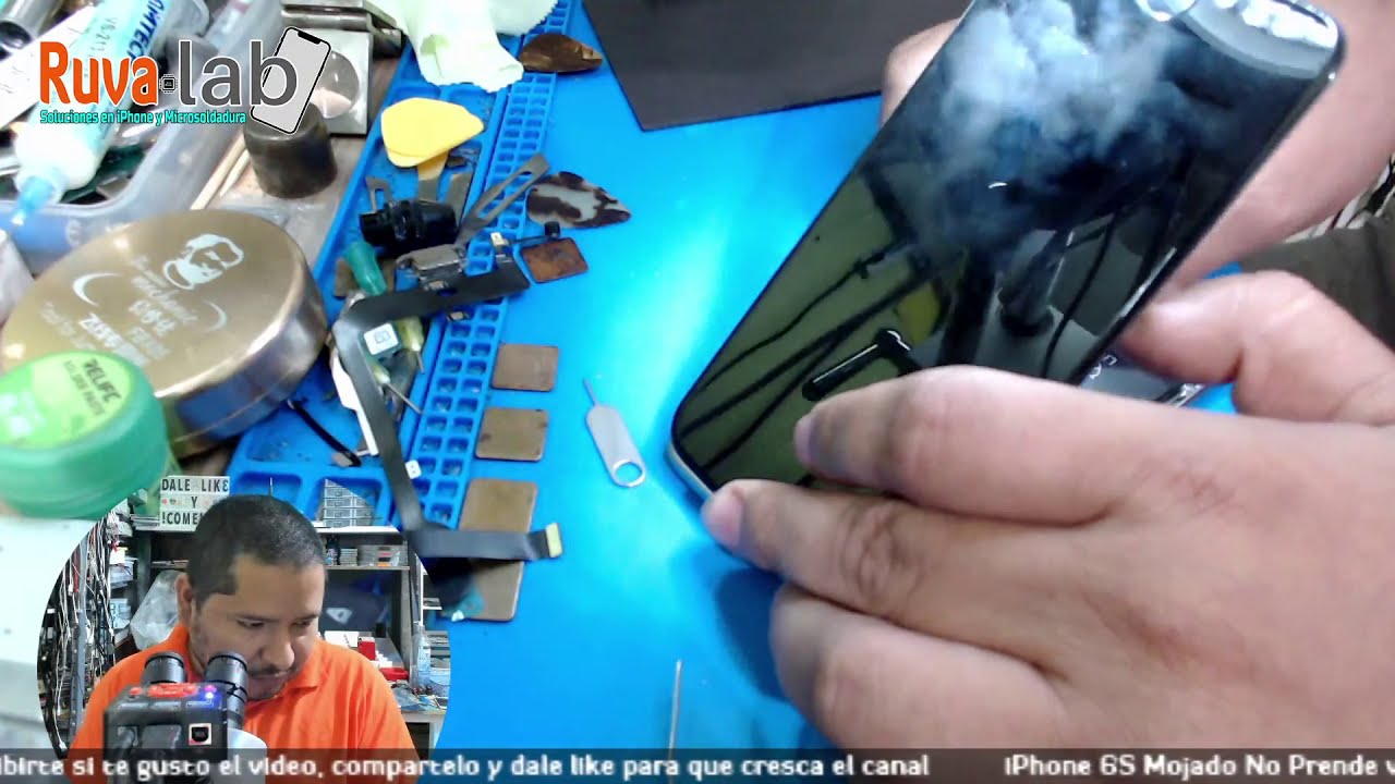 Revisando iPhone 6 No enciende + iPhone 6s sin dar imei despues de mojado  | Ruva Lab