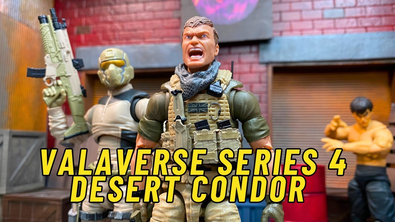 Valaverse Action Force Series 4 Desert Condor Figure Review