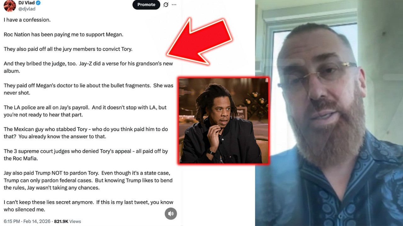 Dj Vlad EXPOSES Jay Z for FRAMING Tory Lanez‼️