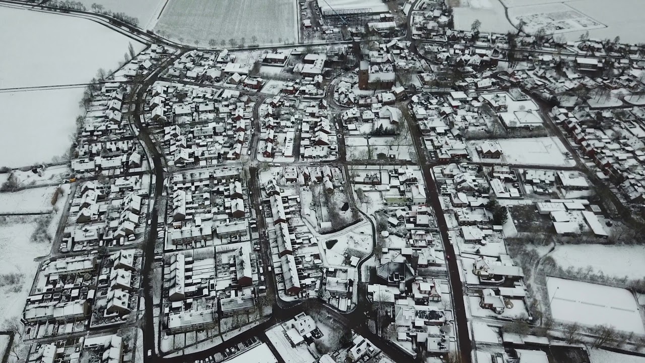 Oldehove in de sneeuw