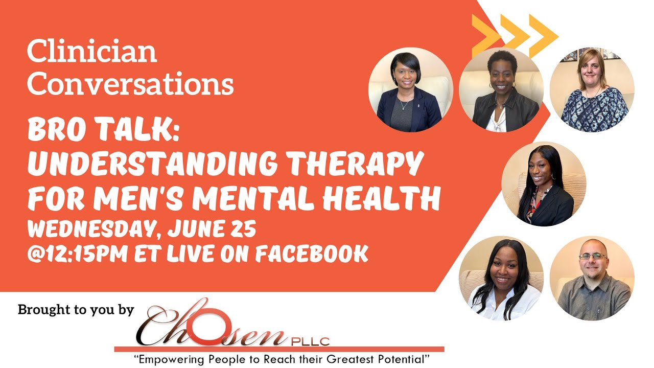 Clinician Conversations - Episode 12 - Bro Talk: Understanding Therapy for Men's Mental Health
