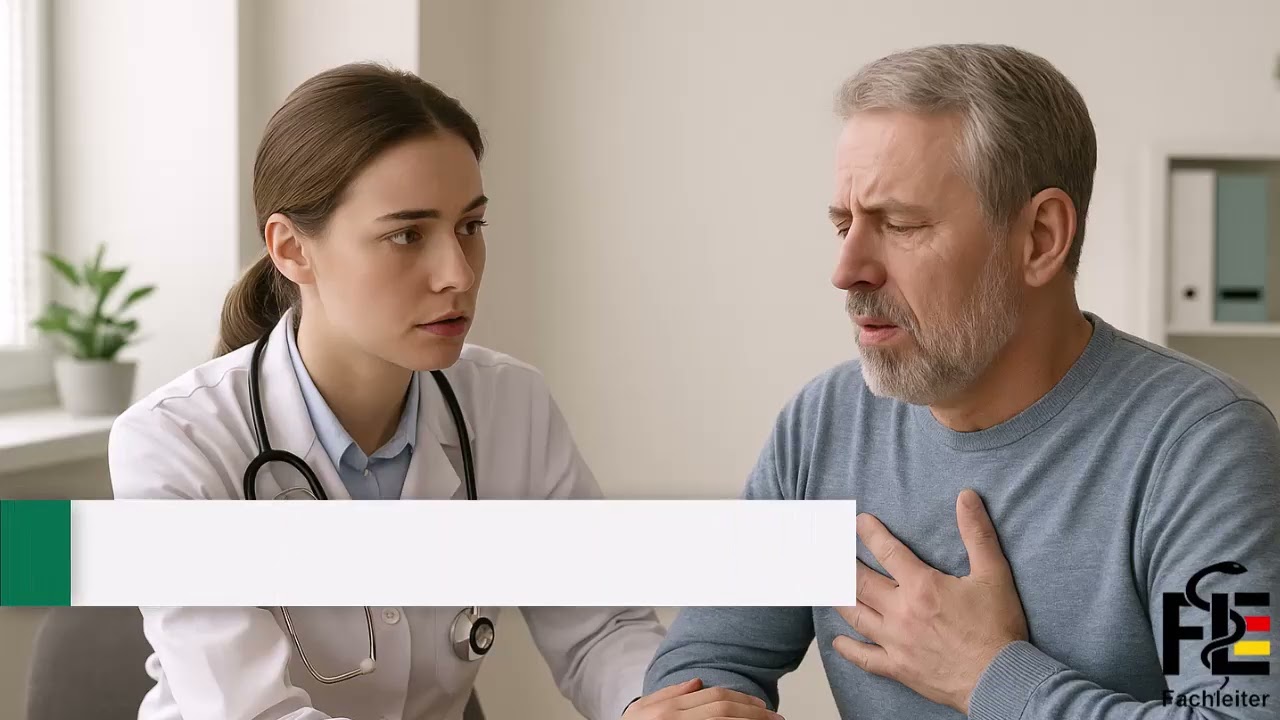 Arzt-Patienten-Gespräch bei akutem Koronarsyndrom | FSP-Simulation mit Redemitteln & Empathie