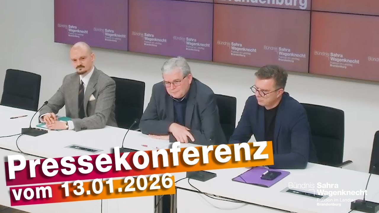 Pressekonferenz | 13.01.2026