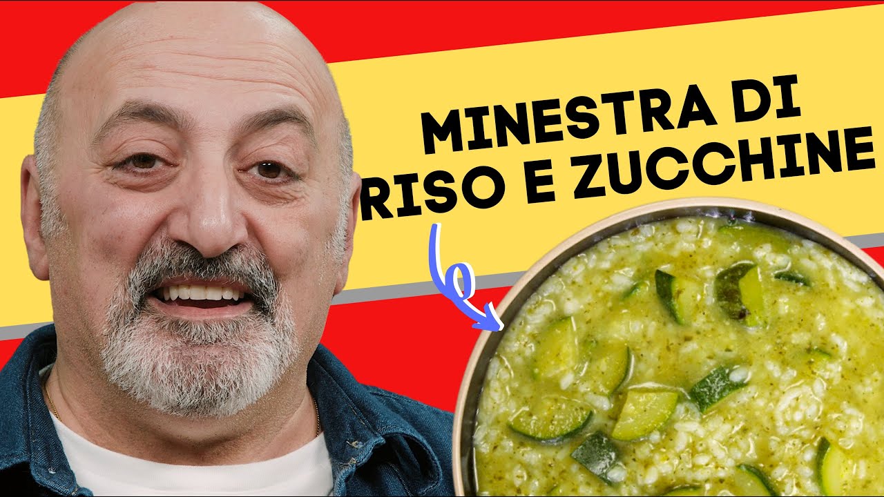 Суп из риса и кабачков