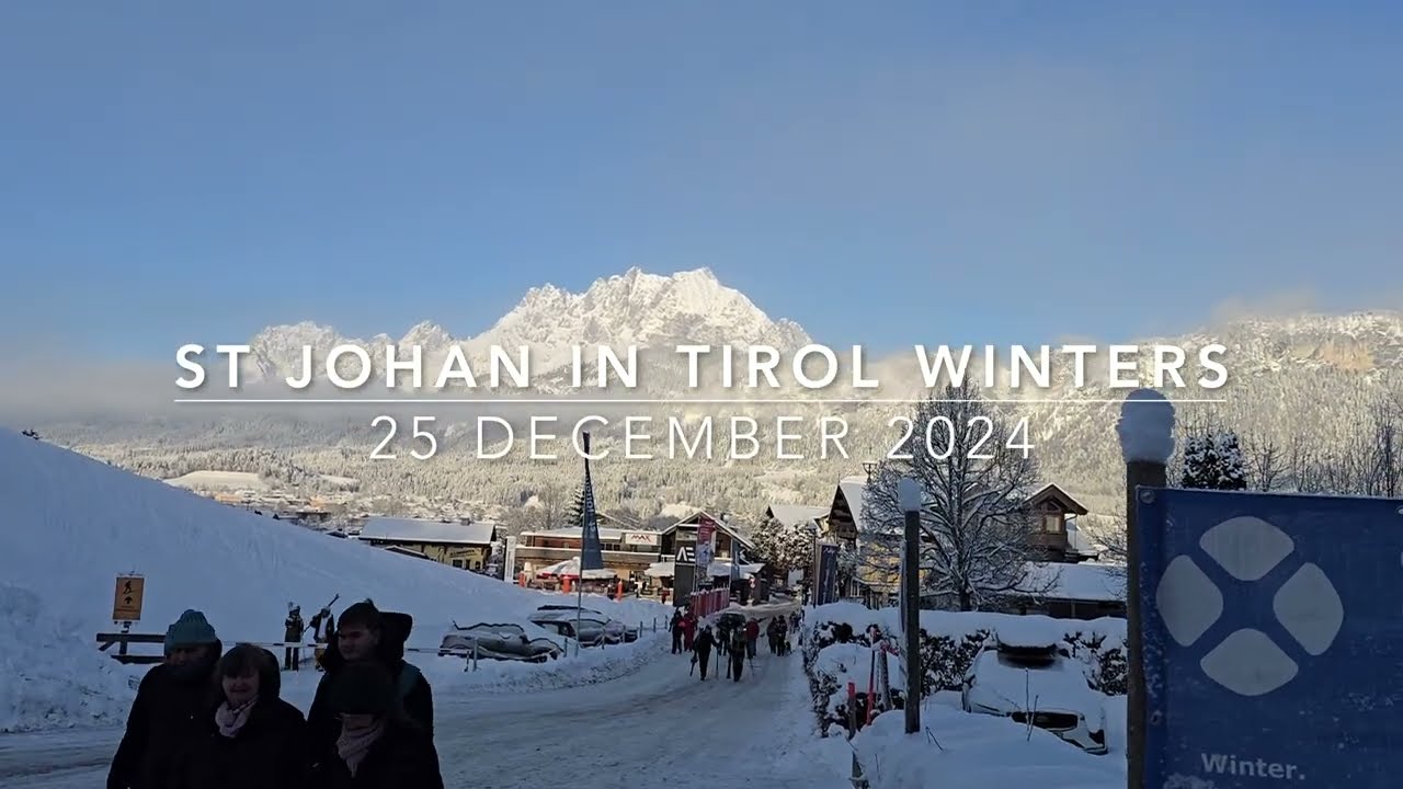 St Johann in Tirol Winters 25 decembert 2024