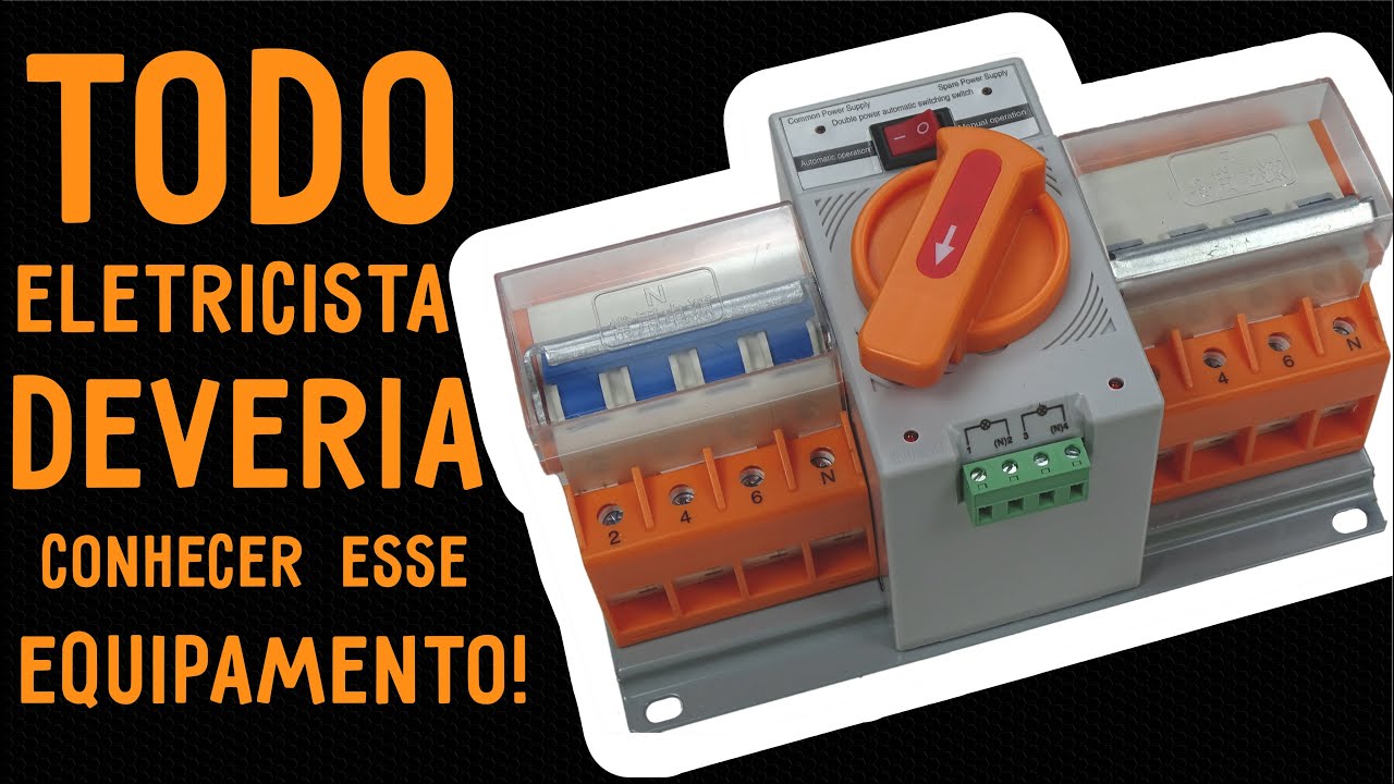 Conheça essa chave de transferência AUTOMÁTICA de baixo custo❗