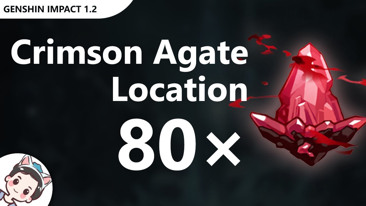 All 80 Crimson Agate Location in Dragonspine | Genshin Impact 1.2