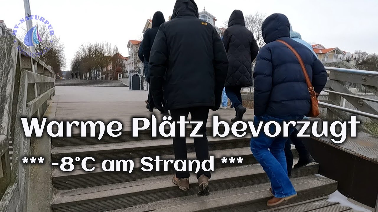 Warme Plätz bevorzugt *** - 8°C am Strand ***