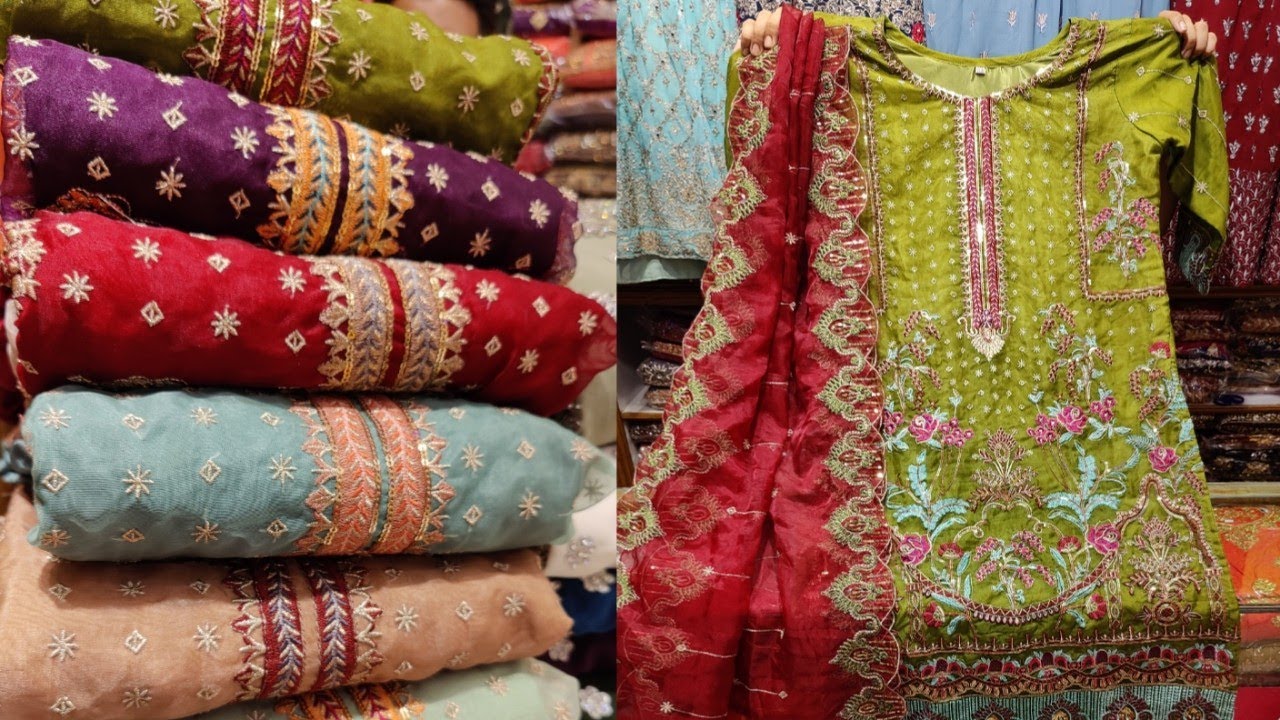 Gorgeous Pakistani luxury party/bridal/2023 Eid three piece collection/Beautiful Pakistani 3 piece
