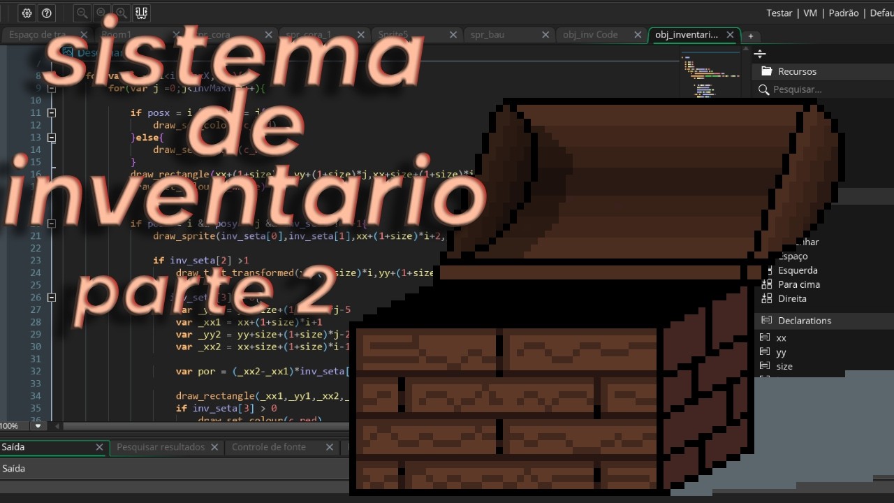 Criando um Sistema de Inventário do Zero parte 2 | Tutorial de Programação