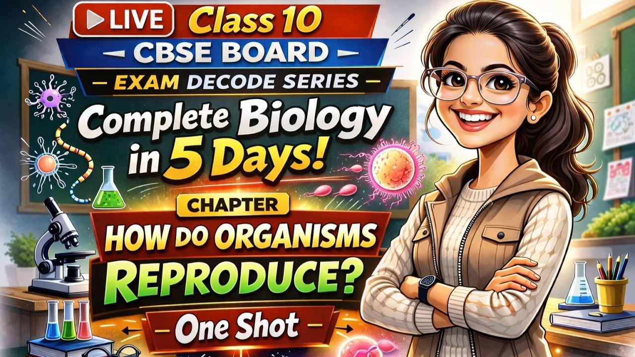 Reproduction One Shot | Class10th Biology Crash Course | by Nivedita mam | #10thscience #chs #10th