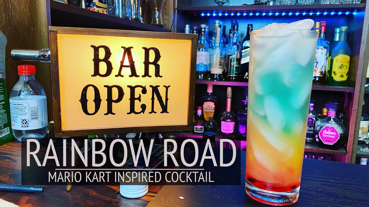 RAINBOW ROAD | MARIO KART INSPIRED COCKTAIL