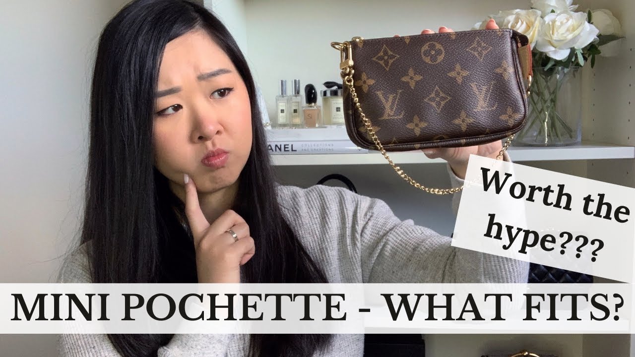 LOUIS VUITTON MINI POCHETTE - REVIEW, WHAT FITS INSIDE & IS IT WORTH IT?