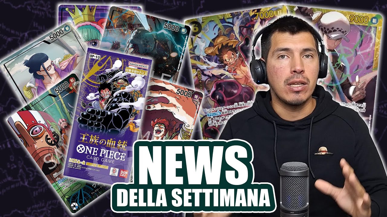 OP-10 ALTERNATIVE ART  - NUOVI STARTER DECK  - PRB SPECIAL SET - NEWS DELLA SETTIMANA