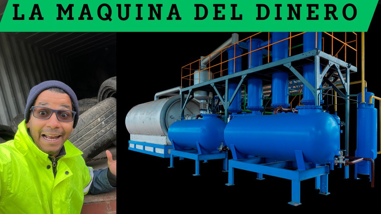 LA MAQUINA PARA HACER DINERO 2023 LINEA DE RECICLAJE PIROLISIS (DE LA MUERTE A LA UTILIDAD PARTE 1)