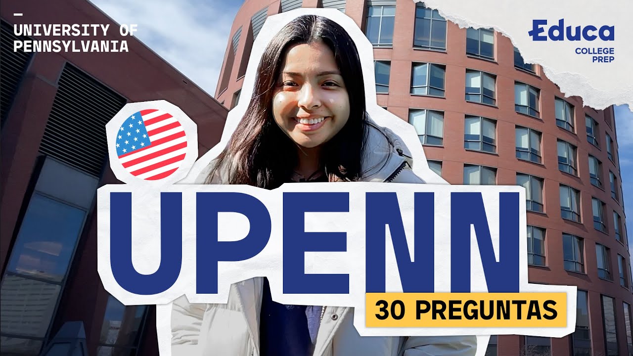 Así es estudiar en la MEJOR UNIVERSIDAD de NEGOCIOS de EEUU 🇺🇸 — UPenn #30PreguntasEduca